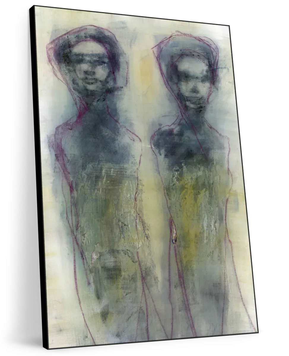 2 Figures Study III Wall Art