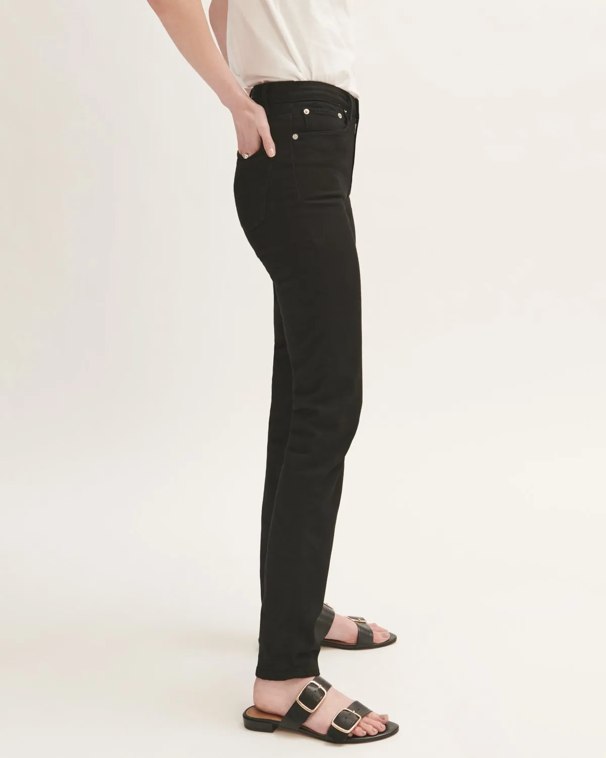 32 Inch Hampton Slim Tapered Jean | Black