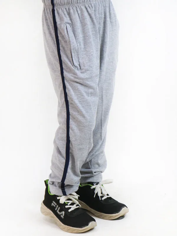 9Yrs - 14Yrs Light Grey Jersey Trouser For Boys LF BT22