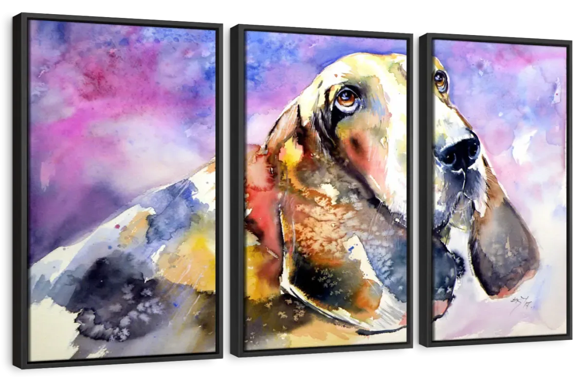 A Basset Hound Wall Art