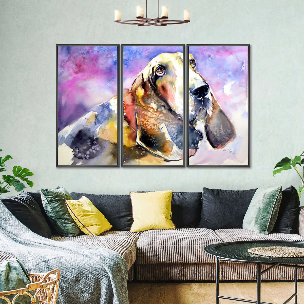 A Basset Hound Wall Art