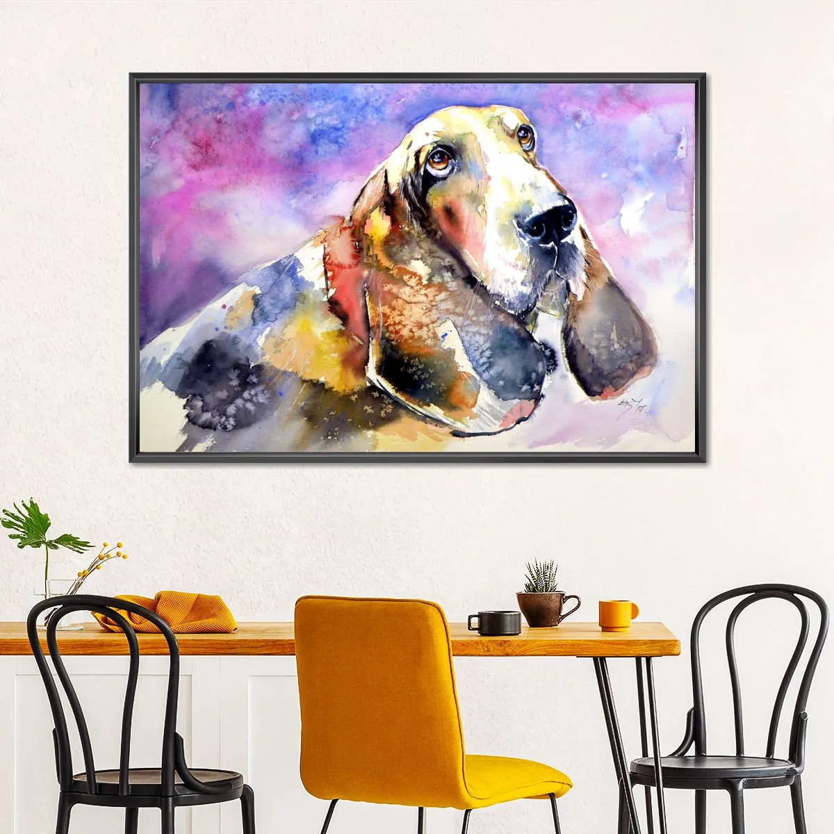 A Basset Hound Wall Art