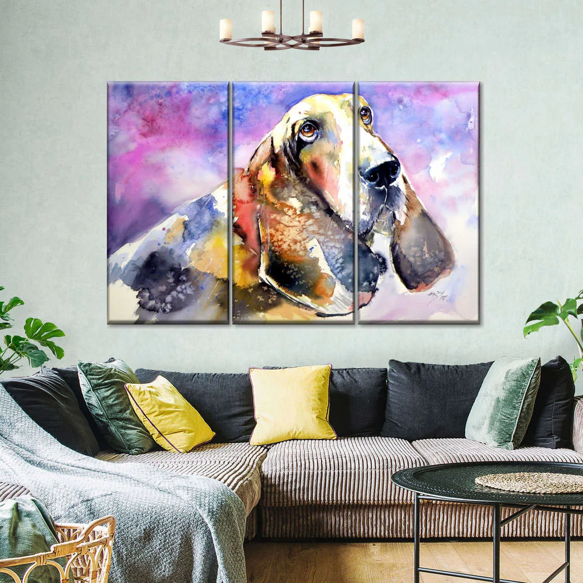 A Basset Hound Wall Art