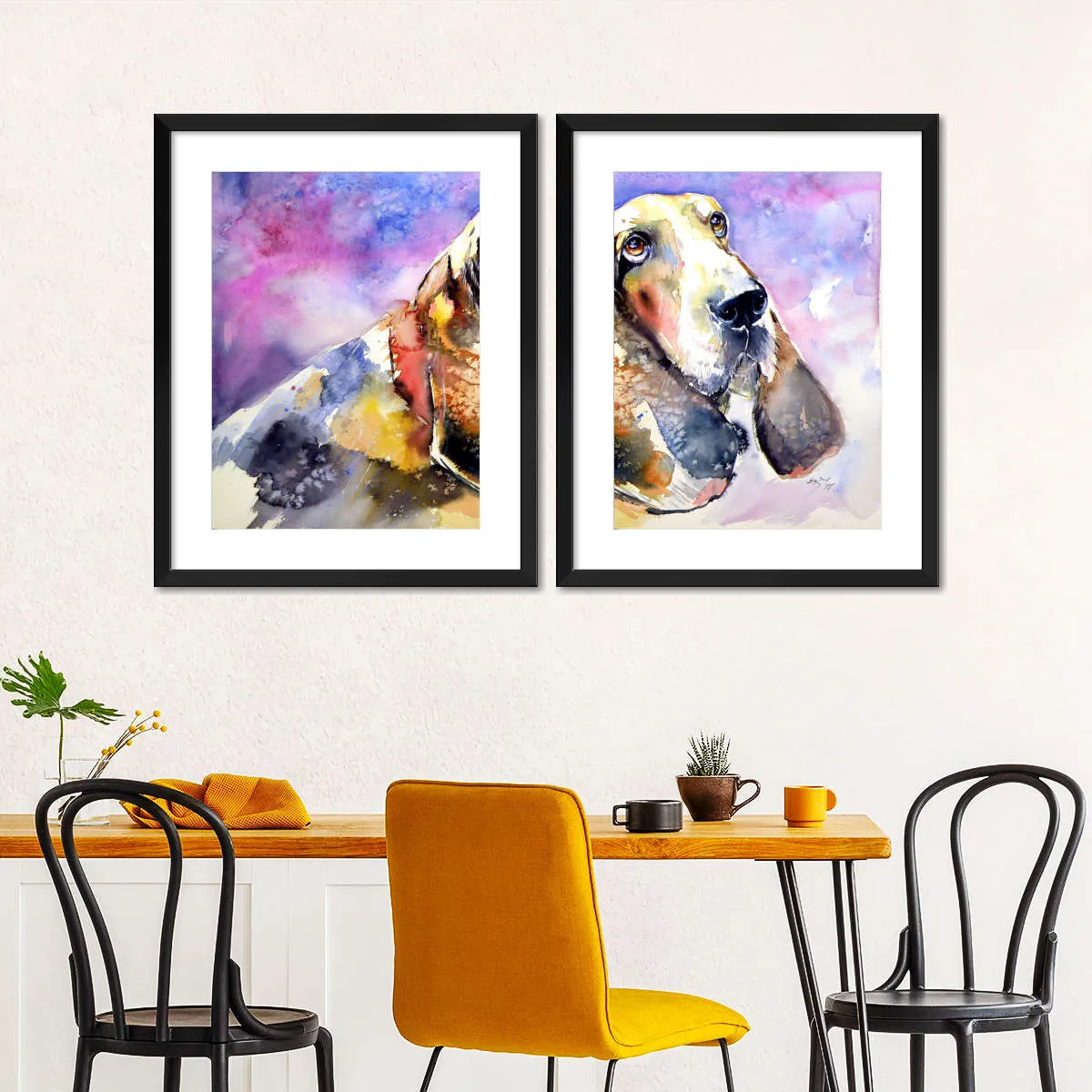 A Basset Hound Wall Art