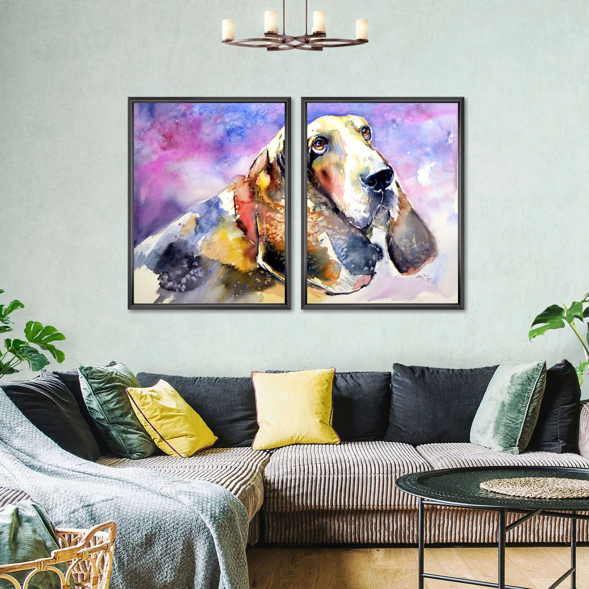 A Basset Hound Wall Art