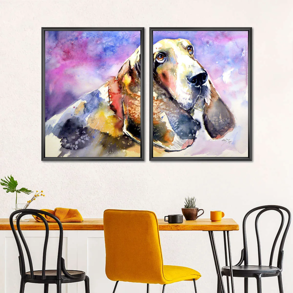 A Basset Hound Wall Art