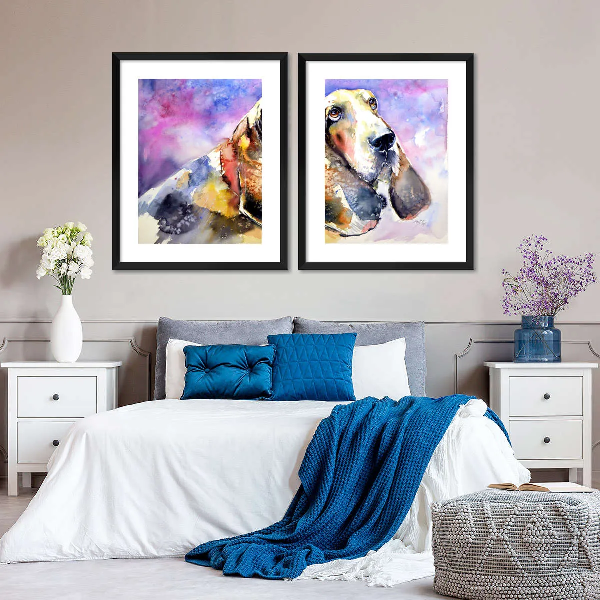 A Basset Hound Wall Art