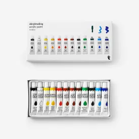 Acrylic Paint - 12 pcs