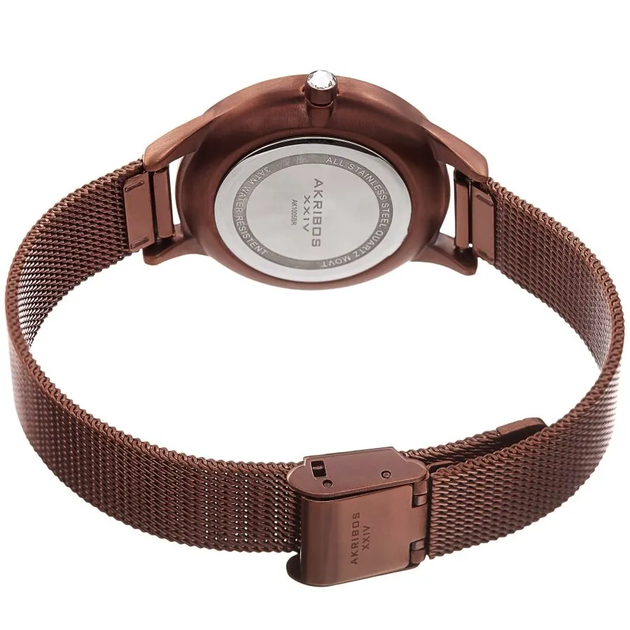 Akribos Xxiv Brown Dial Ladies Watch AK1005BR