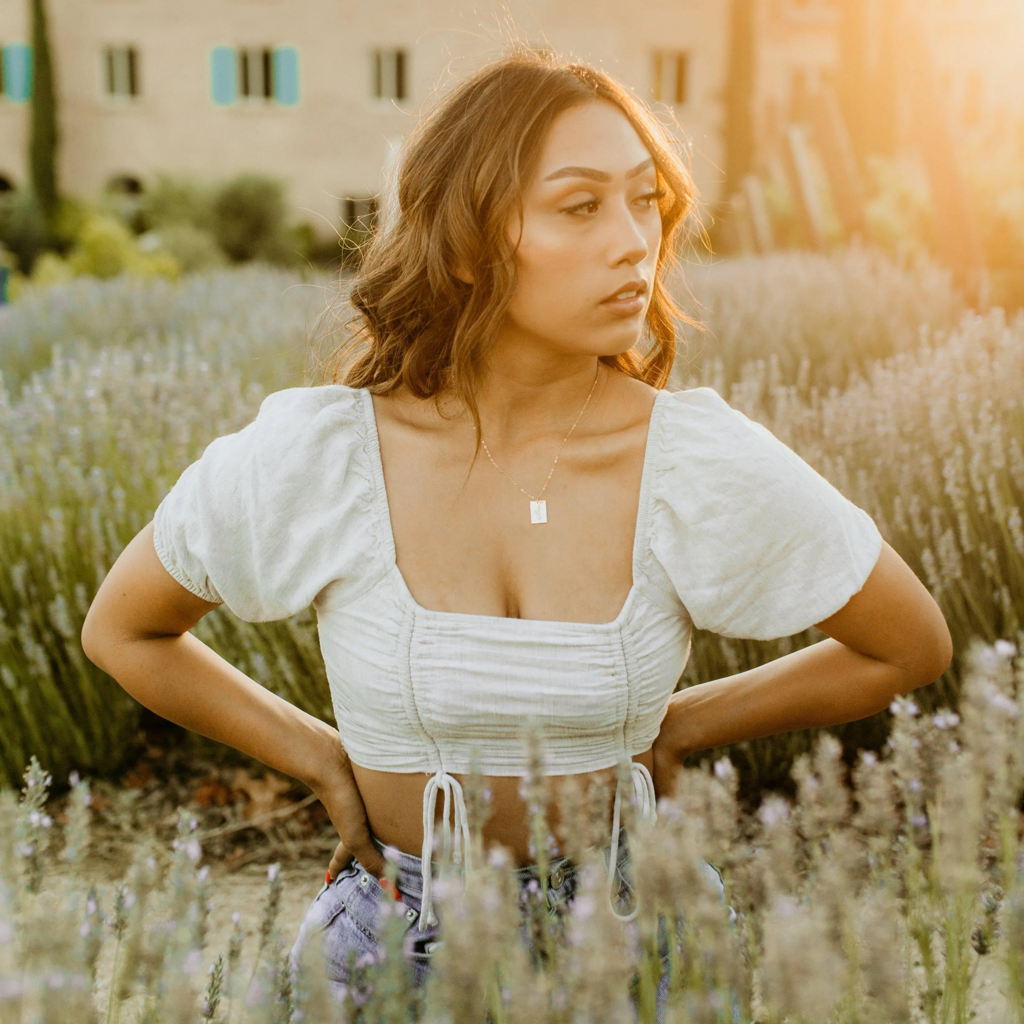 Amelia Wild Lavender Necklace