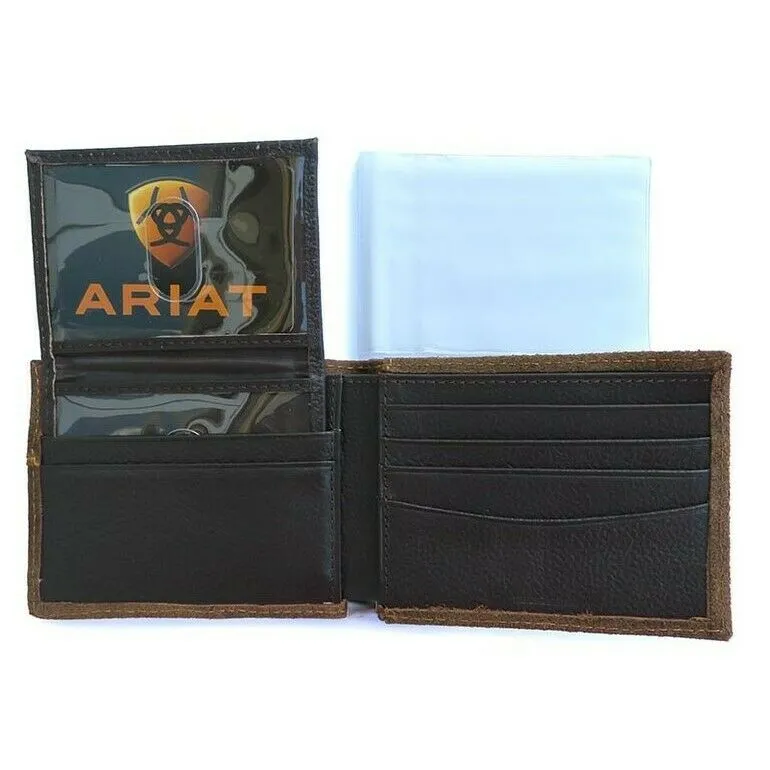 Ariat Digital Camo & Embroidered Flag Bi-fold Rodeo Wallet A3536844