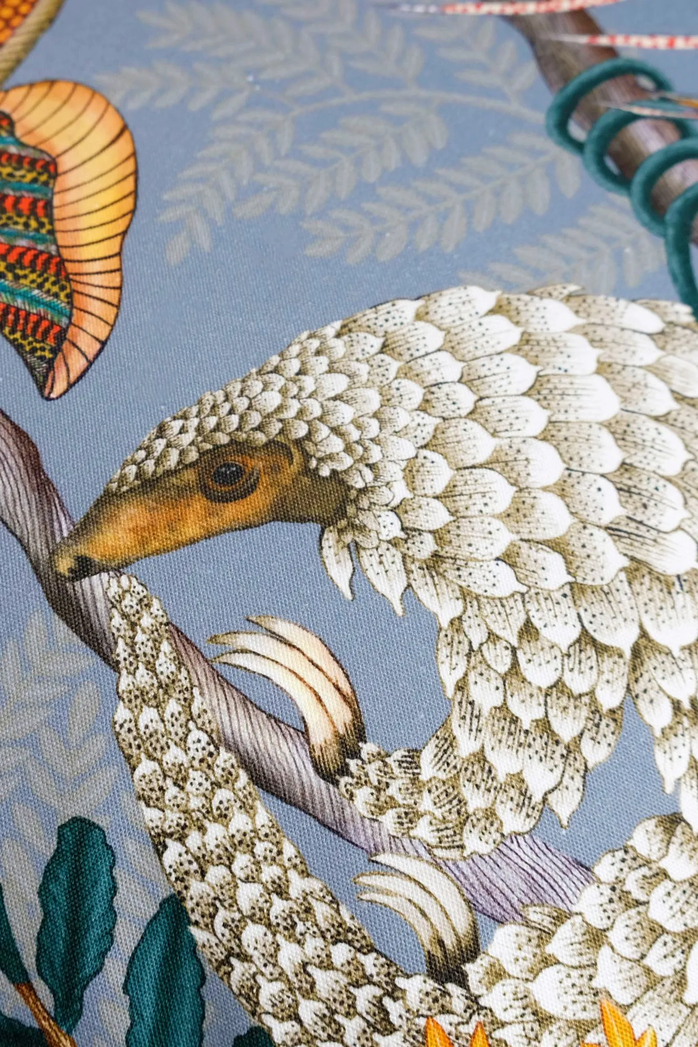 Ash Thanda Pangolin Cotton Pillow Cover