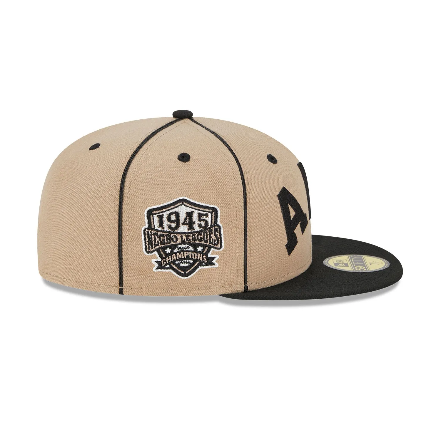 Atlanta Black Crackers Negro League Beige 59FIFTY Fitted Cap