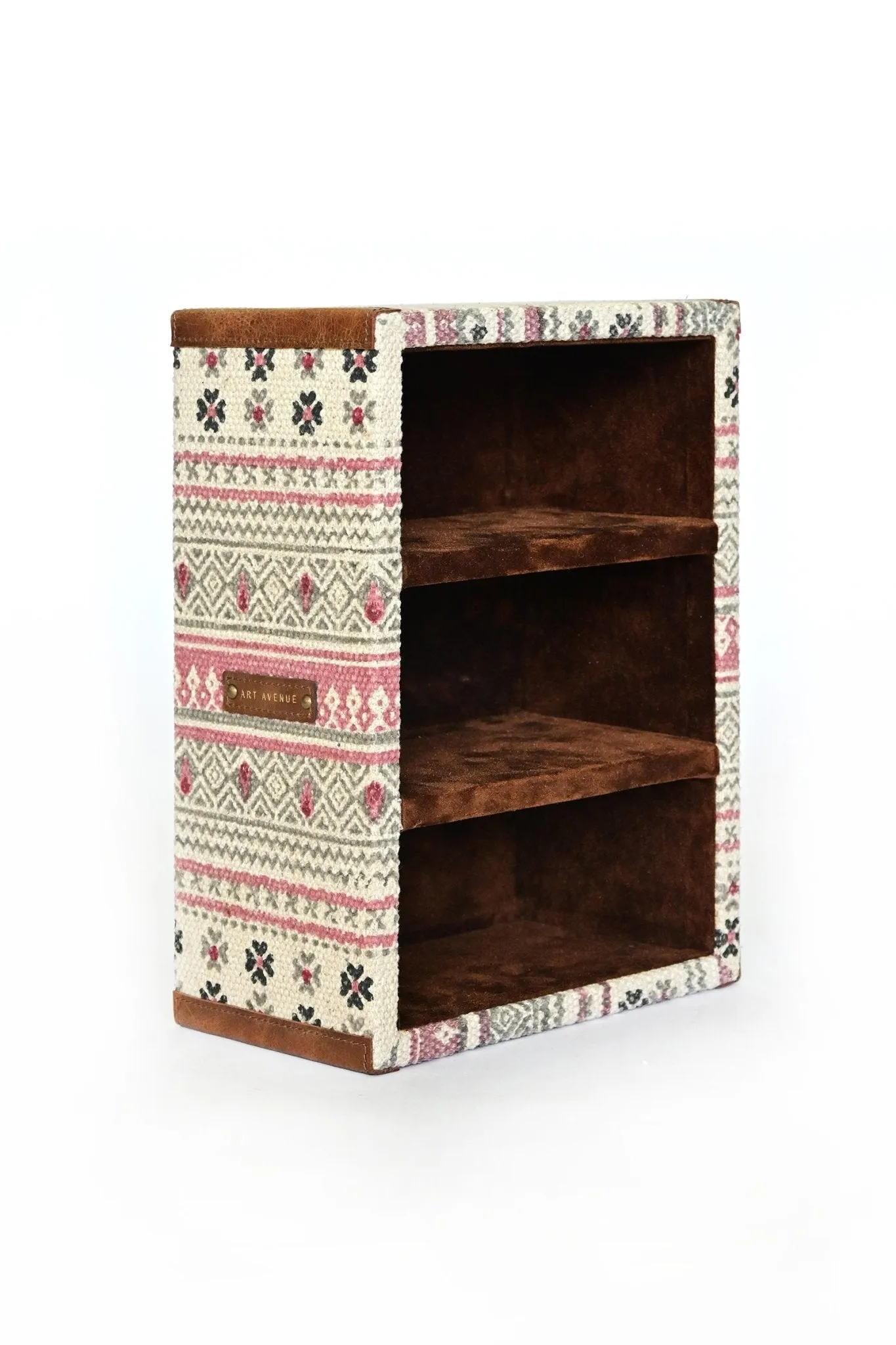 AZTEC-  COTTON PRINTED CABINET FOR DESK  ACCESSORIES