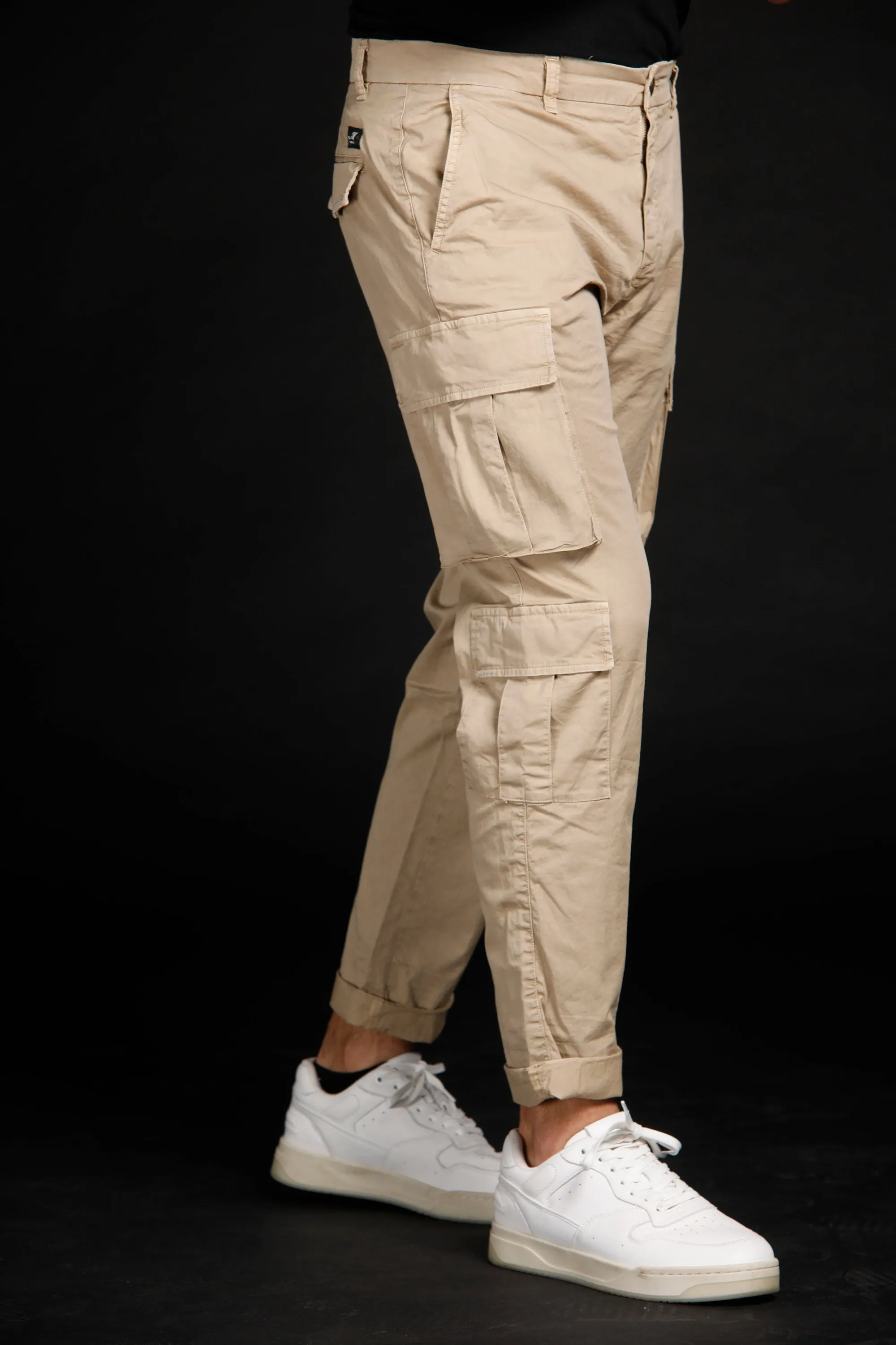 Bahamas pantalone cargo uomo limited edition in cotone stretch regular ①