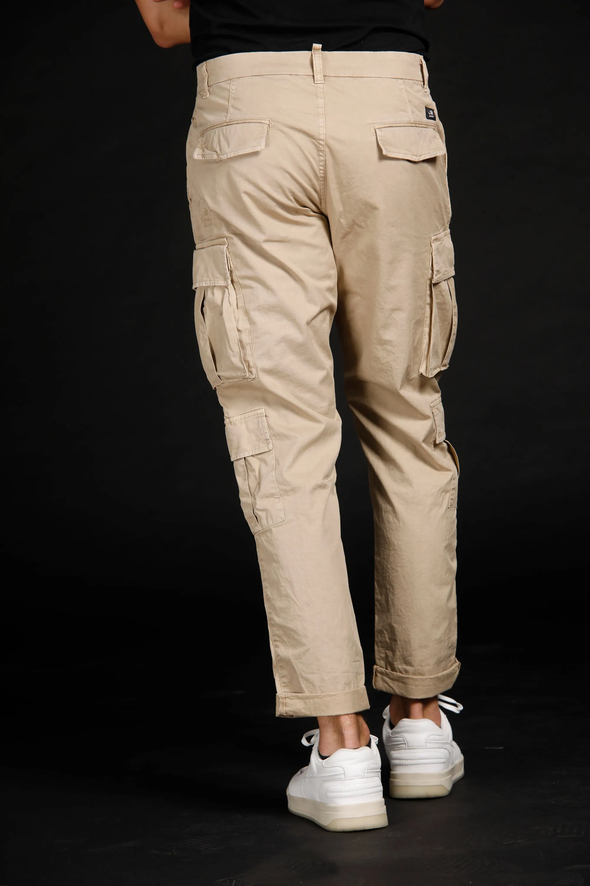 Bahamas pantalone cargo uomo limited edition in cotone stretch regular ①