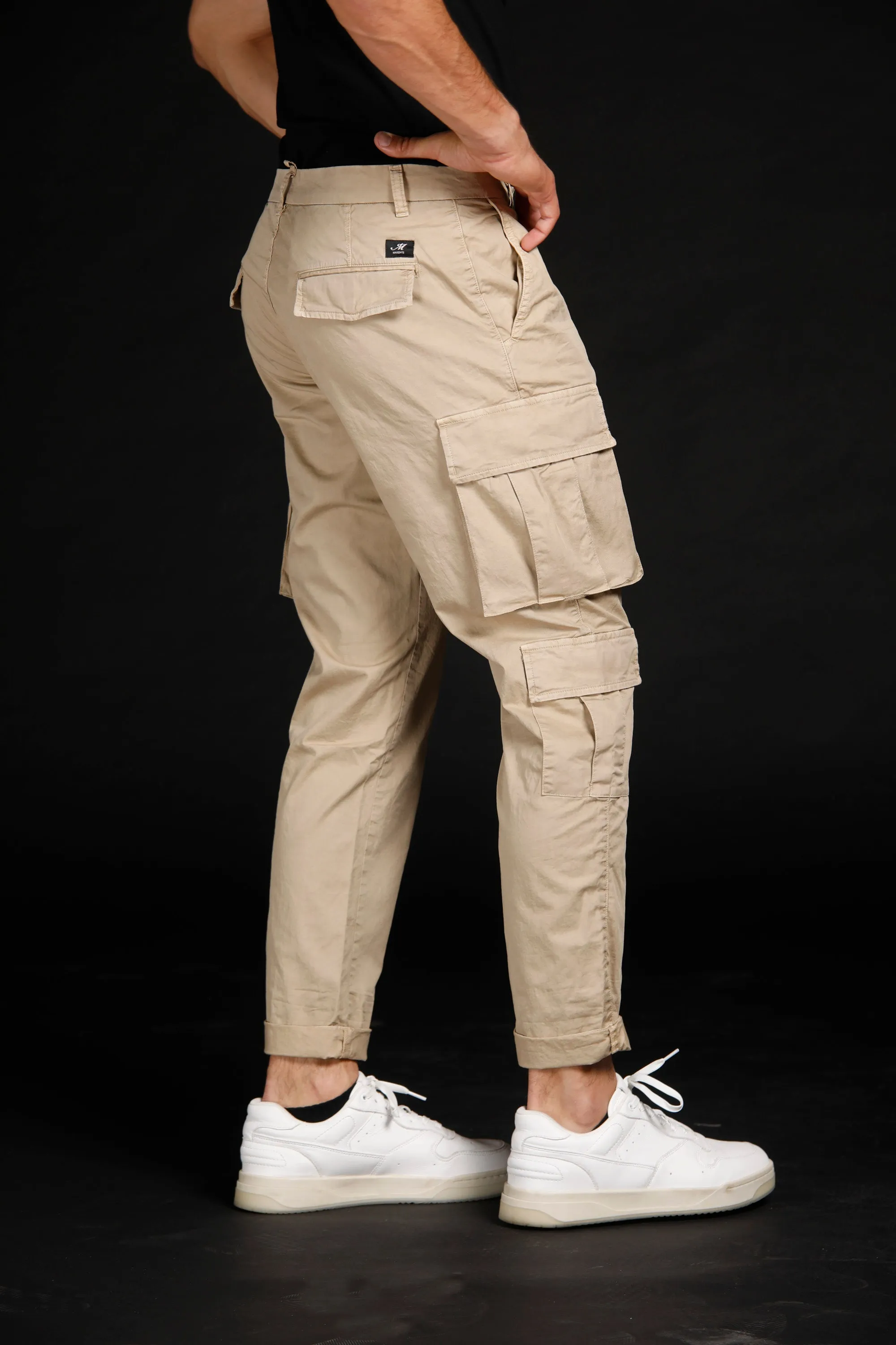 Bahamas pantalone cargo uomo limited edition in cotone stretch regular ①