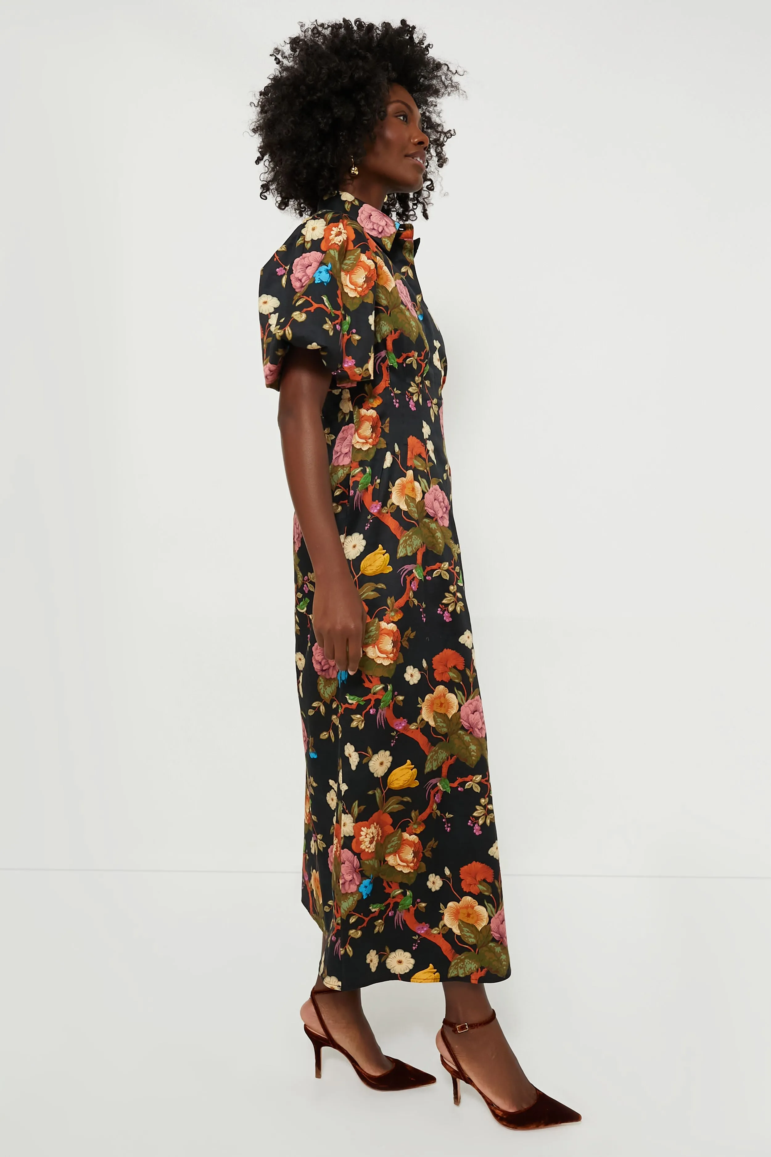 Baroque Floral Delaney Dress