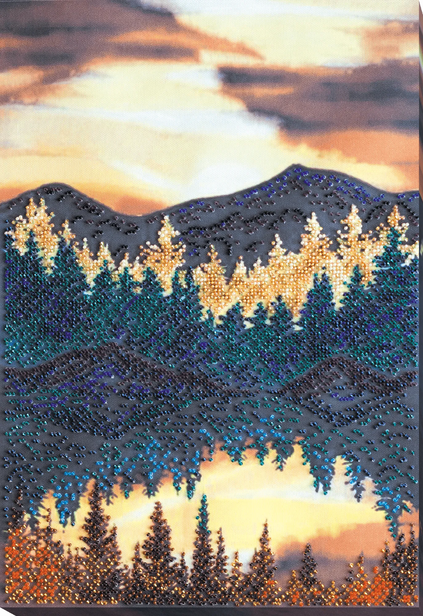 Bead Embroidery Kit - At a lake AB-845