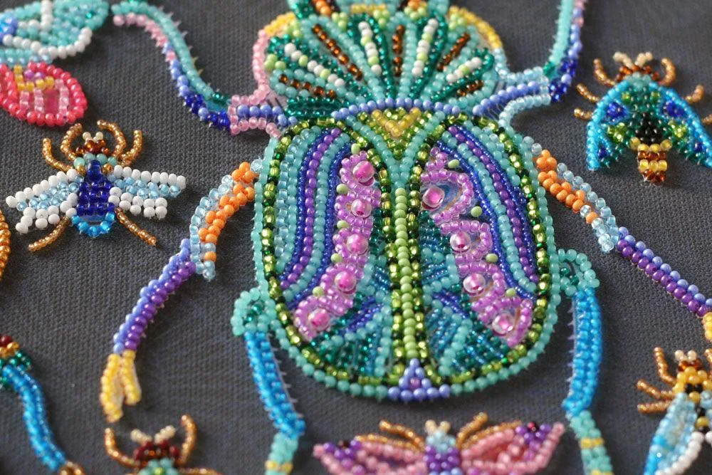 Bead Embroidery Kit - Beetles AB-730