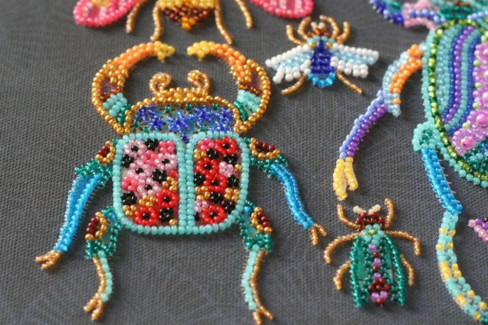 Bead Embroidery Kit - Beetles AB-730