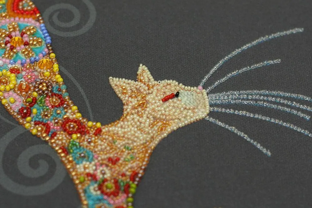 Bead Embroidery Kit - Kitty AB-791