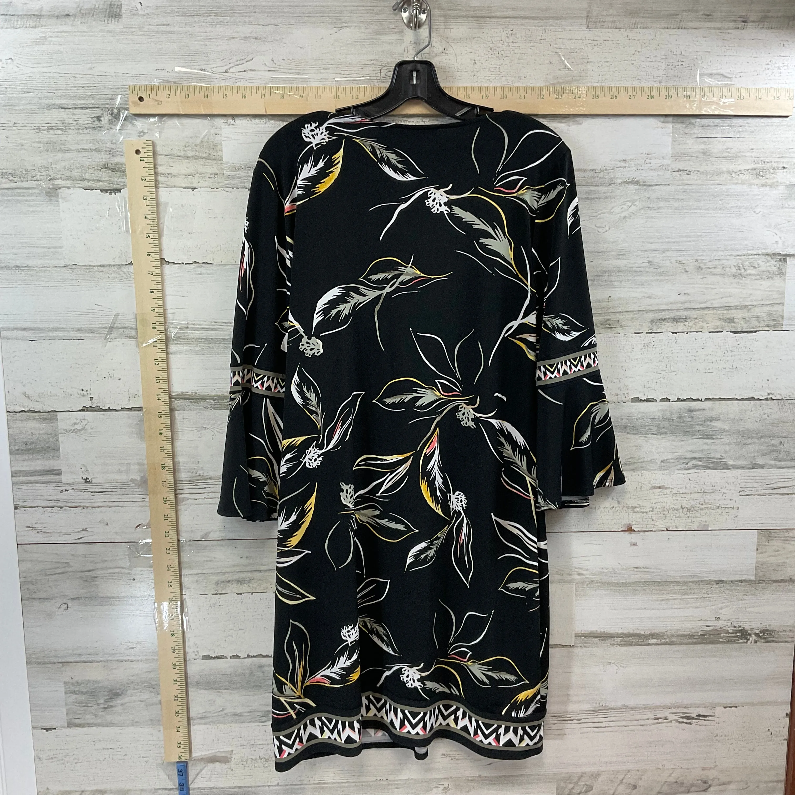 Black & Yellow Dress Work White House Black Market, Size L