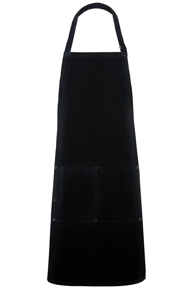 Black City Market Everyday Long Bib Apron