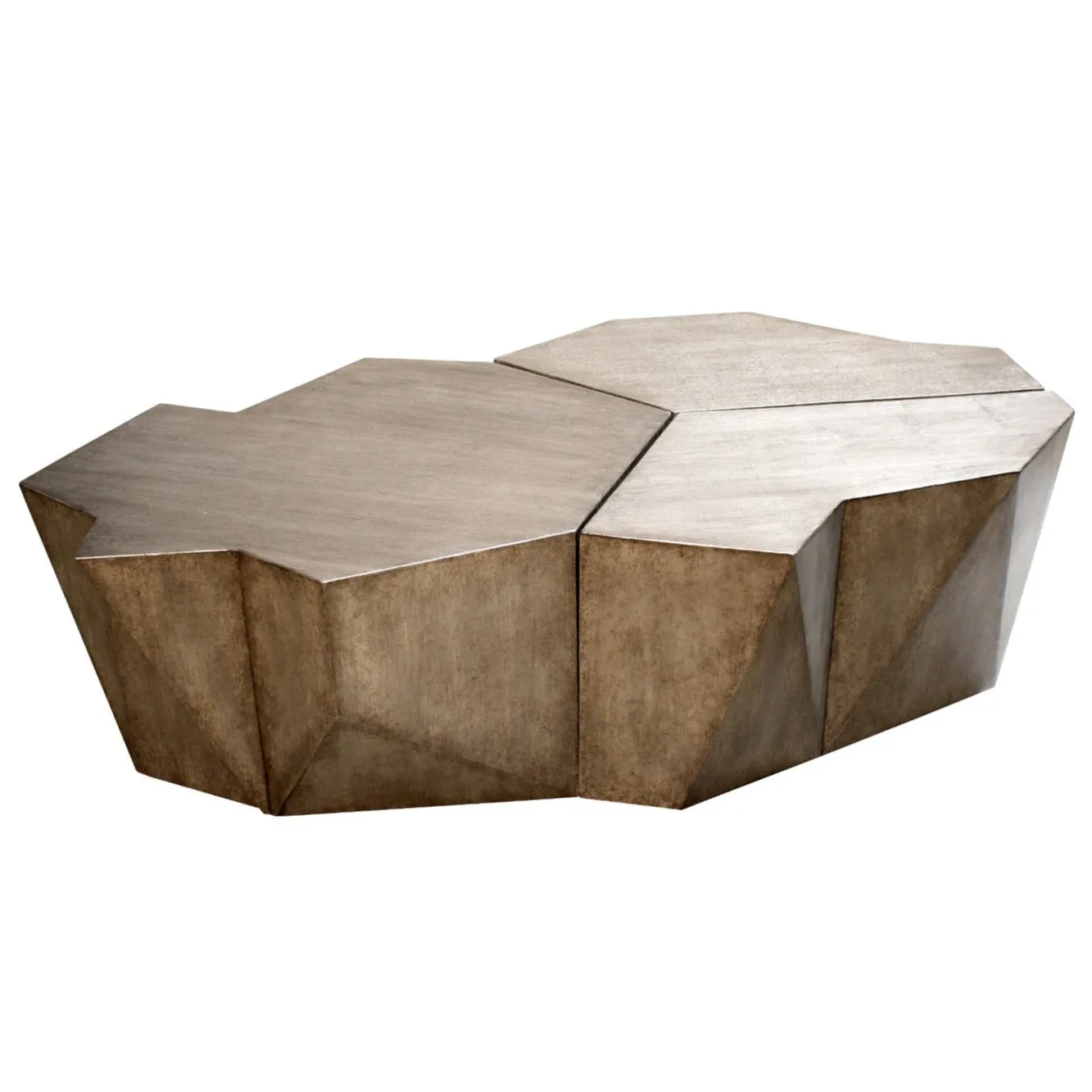 Black Modern Geometric Coffee table