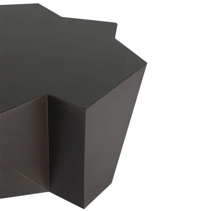 Black Modern Geometric Coffee table