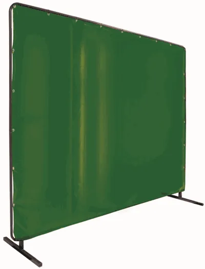 Black Stallion Welding Screen 6X6 - Green Vinyl 64-5166