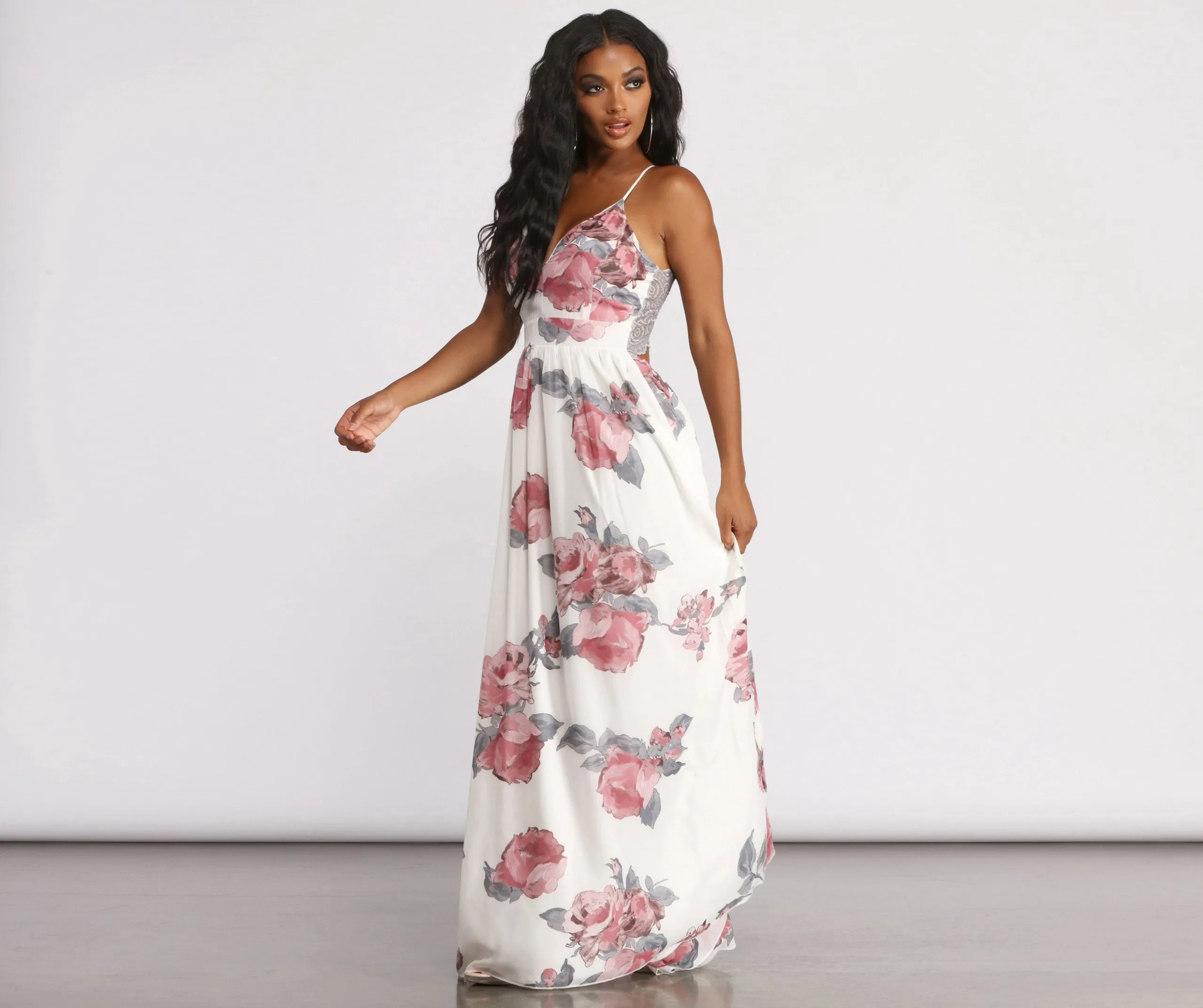 Bloom With Stylish Beauty Maxi Dress