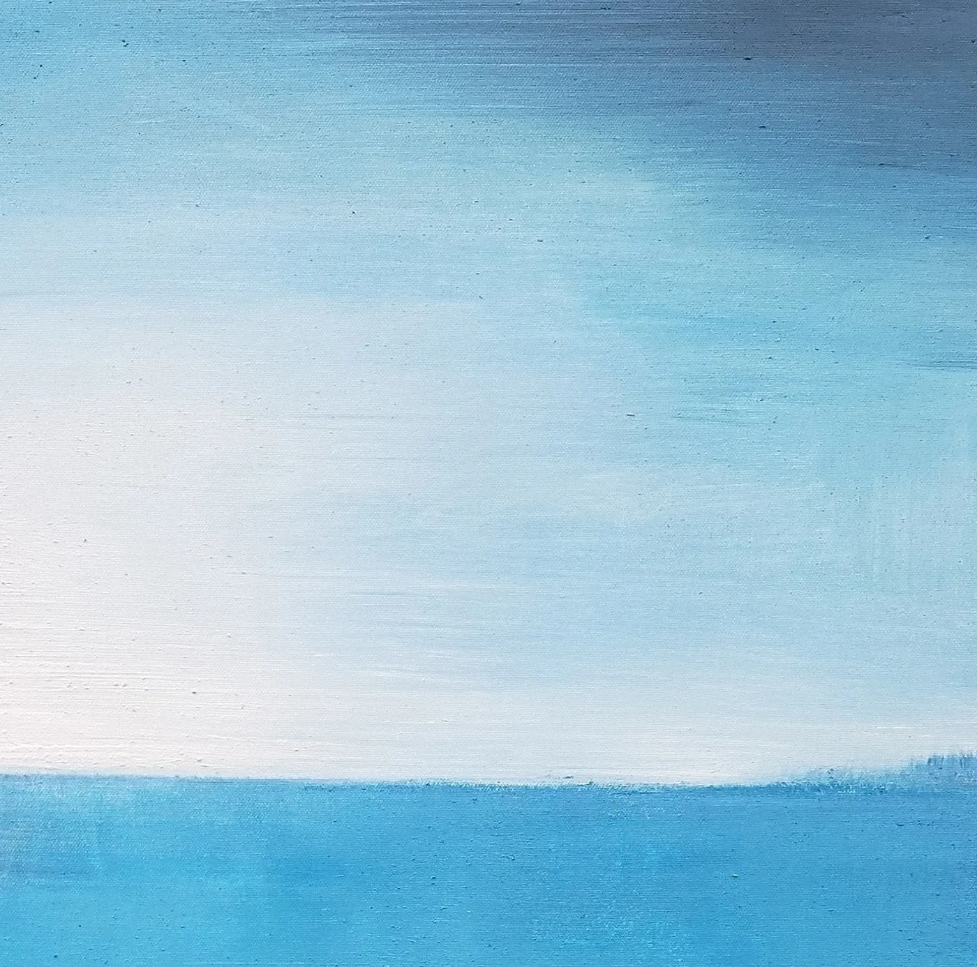 Blue Abstract Painting Landscape Painting On Canvas Kp004