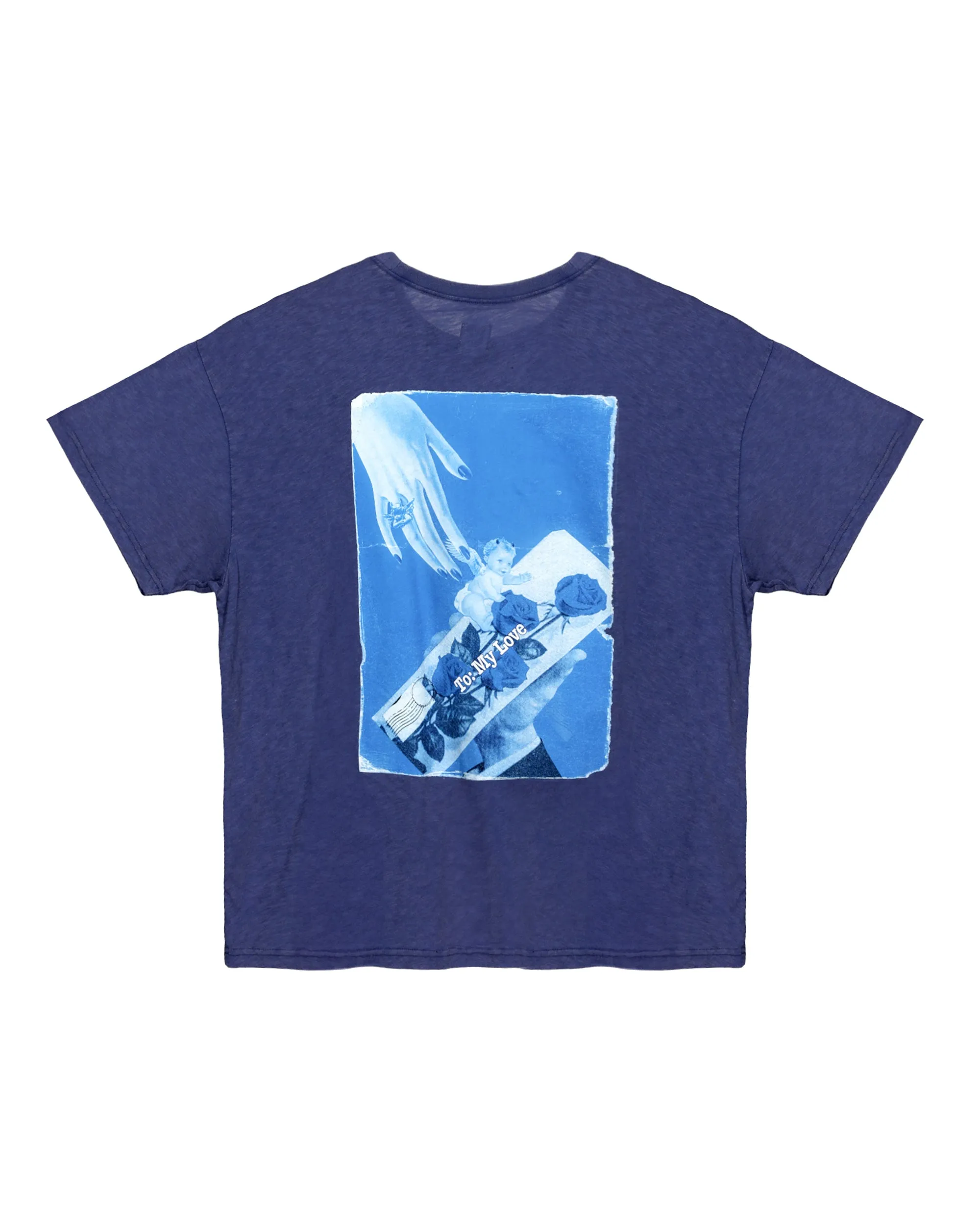 Blue Precious Cargo Boyfriend Tee