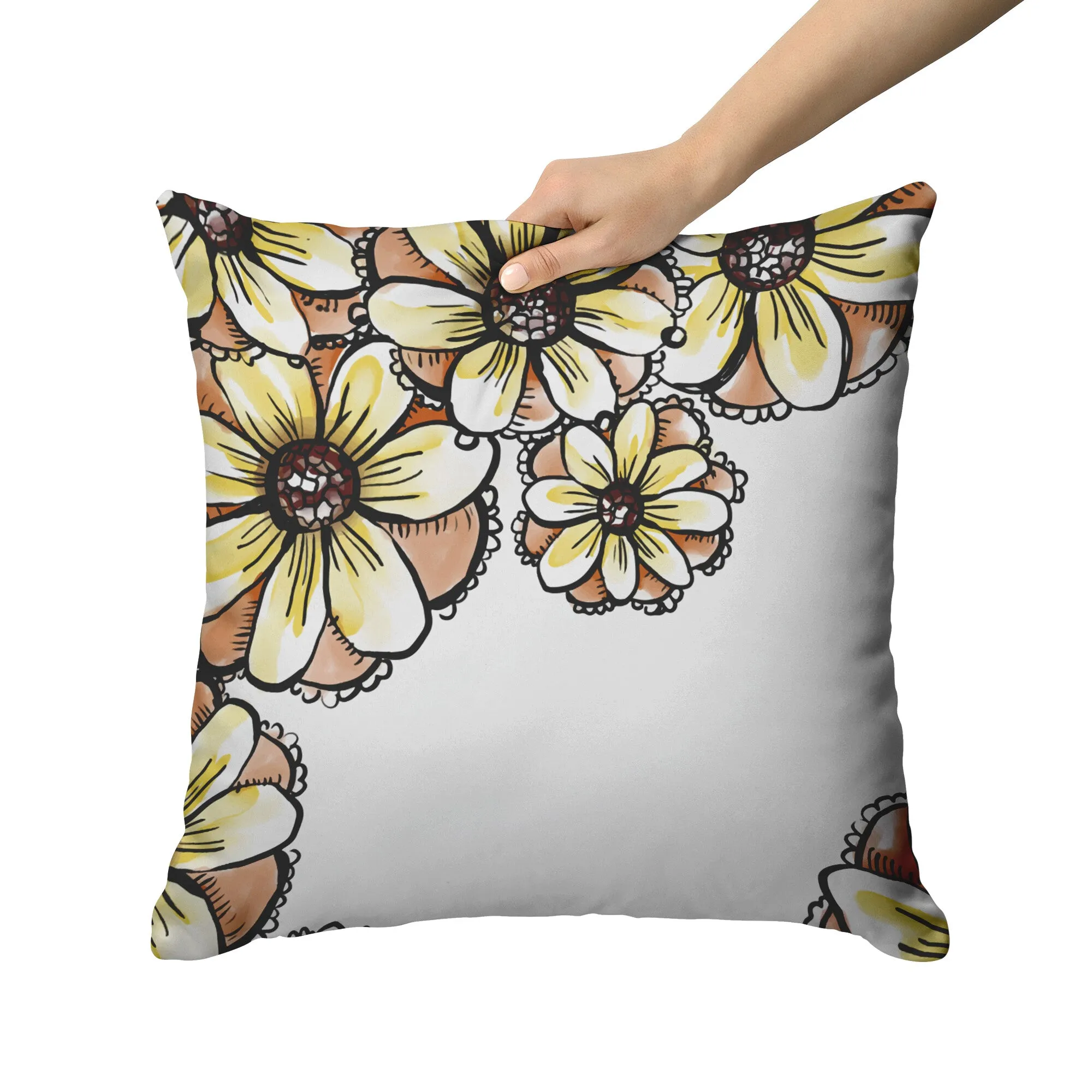 Boho Floral Pillows And Covers