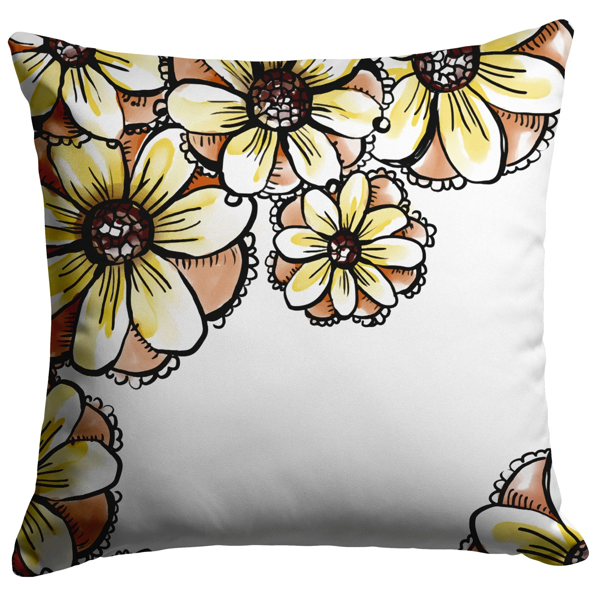 Boho Floral Pillows And Covers