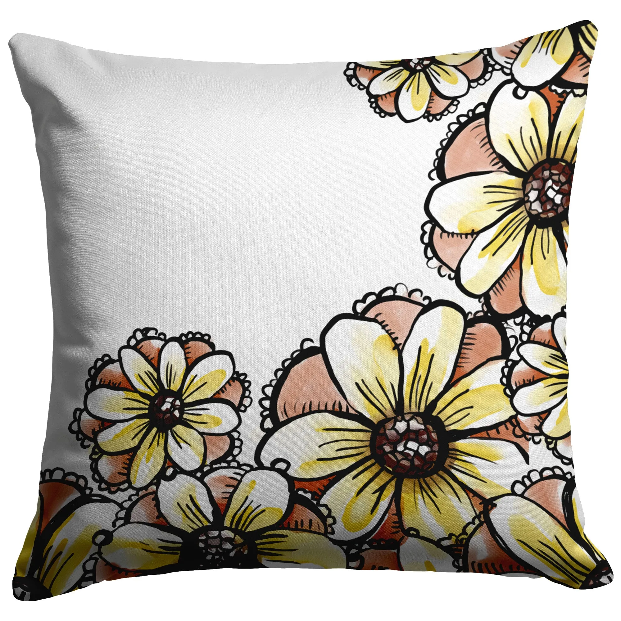 Boho Floral Pillows And Covers