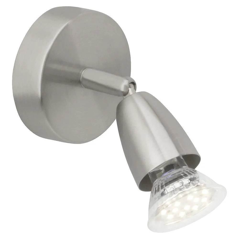 Brilliant 1 Light 3W Amalfi LED Wall Spotlight - Iron | G21510/13