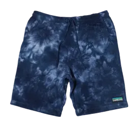 Brooklyn Work T99 Tie-Dyed Fleece Shorts Tie Dyed Navy