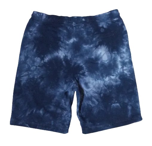 Brooklyn Work T99 Tie-Dyed Fleece Shorts Tie Dyed Navy