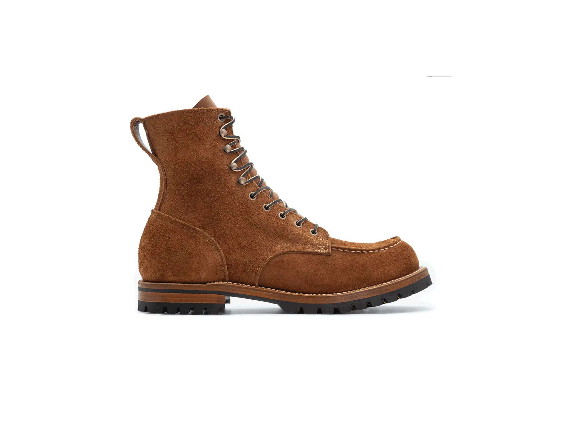 Brown Oiled Rough Out Upland Moc Toe