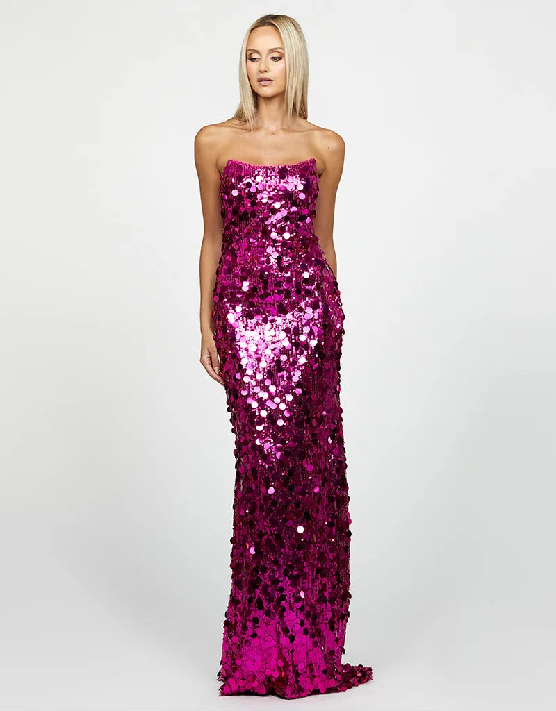 BRYNN STRAPLESS GOWN B64D02L