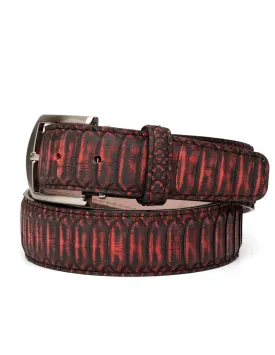 Buffed Python Belt | Red