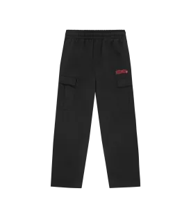 CARGO SWEATPANTS - BLACK