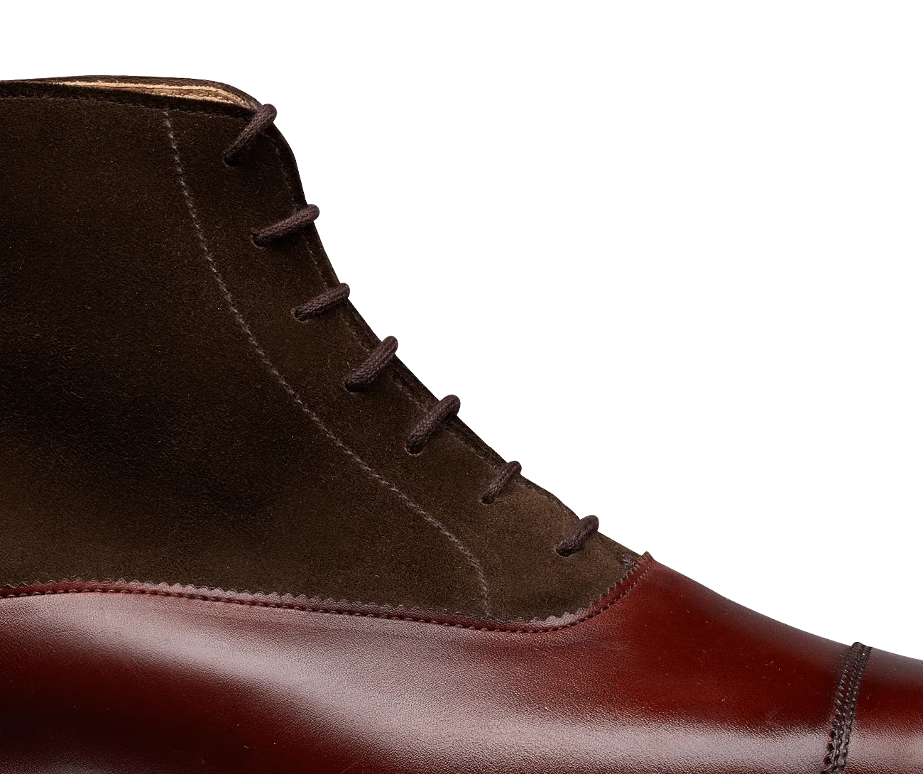 Charlton Chestnut Calf & Dark Brown Suede