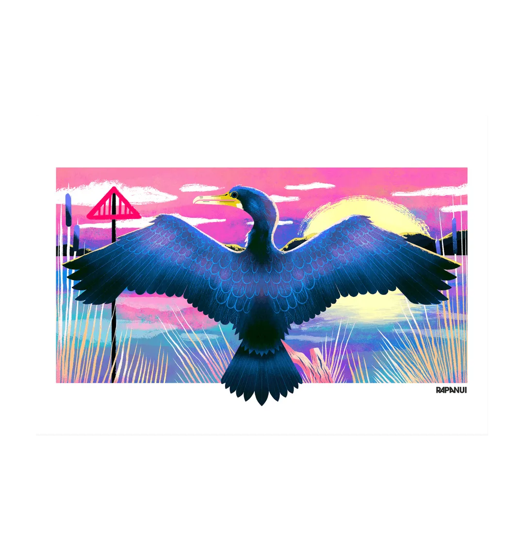 Cormorant Art Print