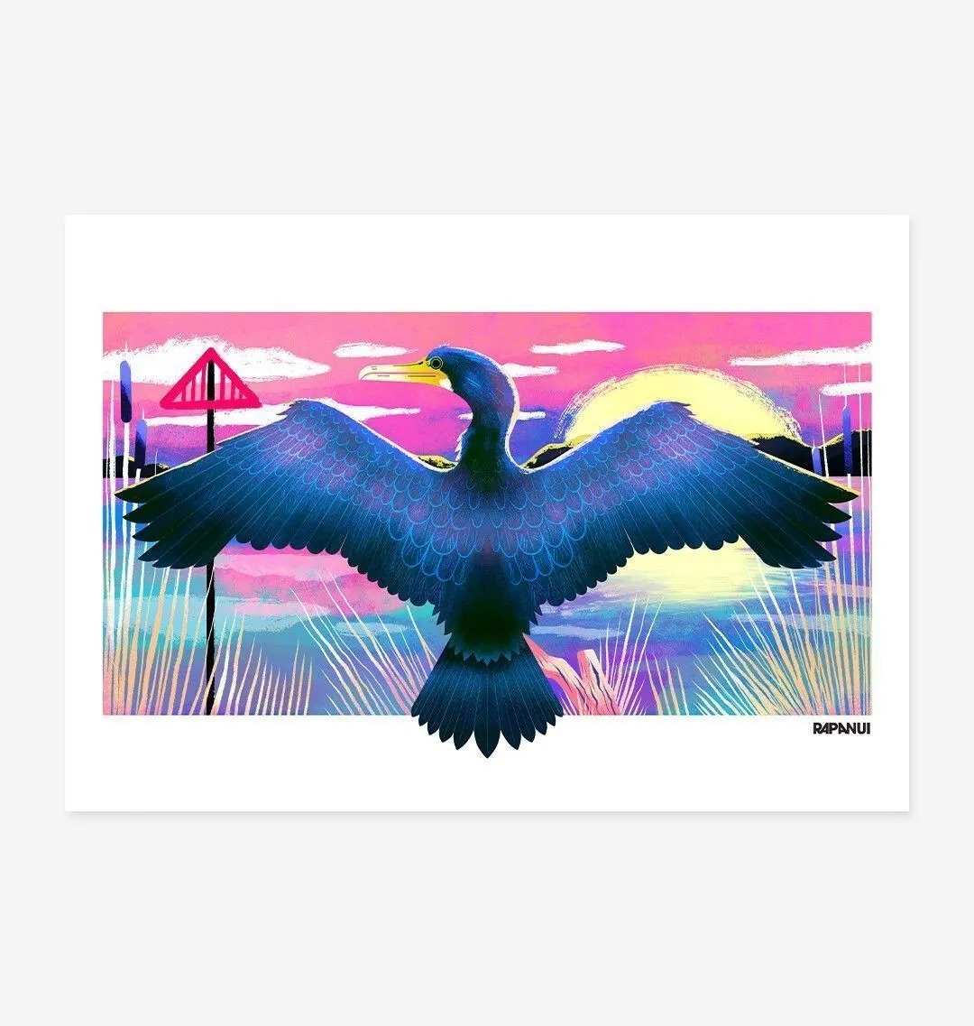 Cormorant Art Print