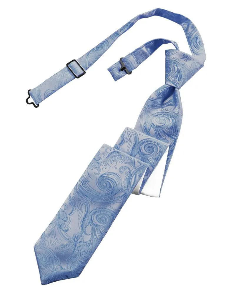 Cornflower Tapestry Skinny Necktie