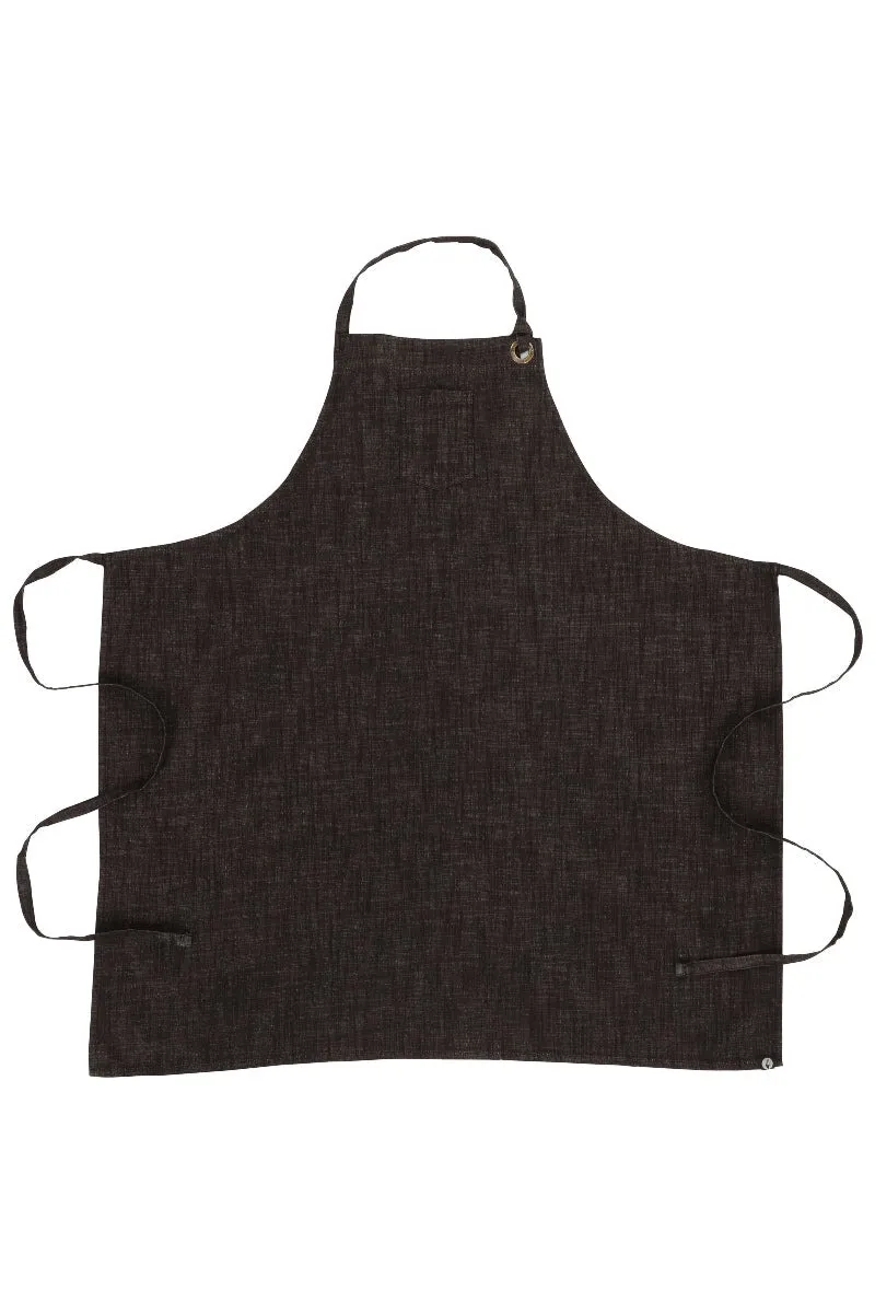 Corvallis Black & Burgundy Chefs Bib Apron