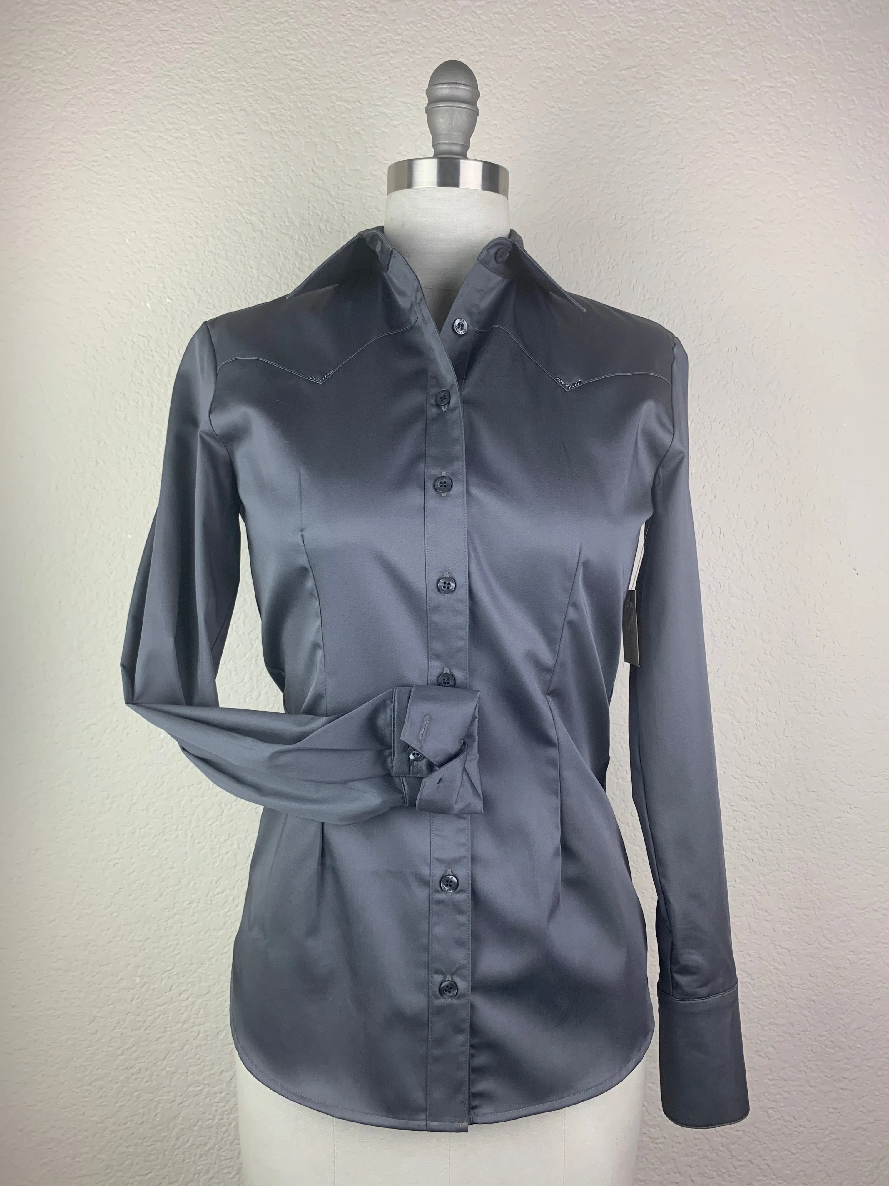 CR Western Pro Gray Cotton Sateen